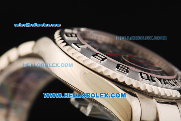 Rolex Yachtmaster II Automatic Movement Full Steel with Blue Dial and White Square Markers - Click Image to Close